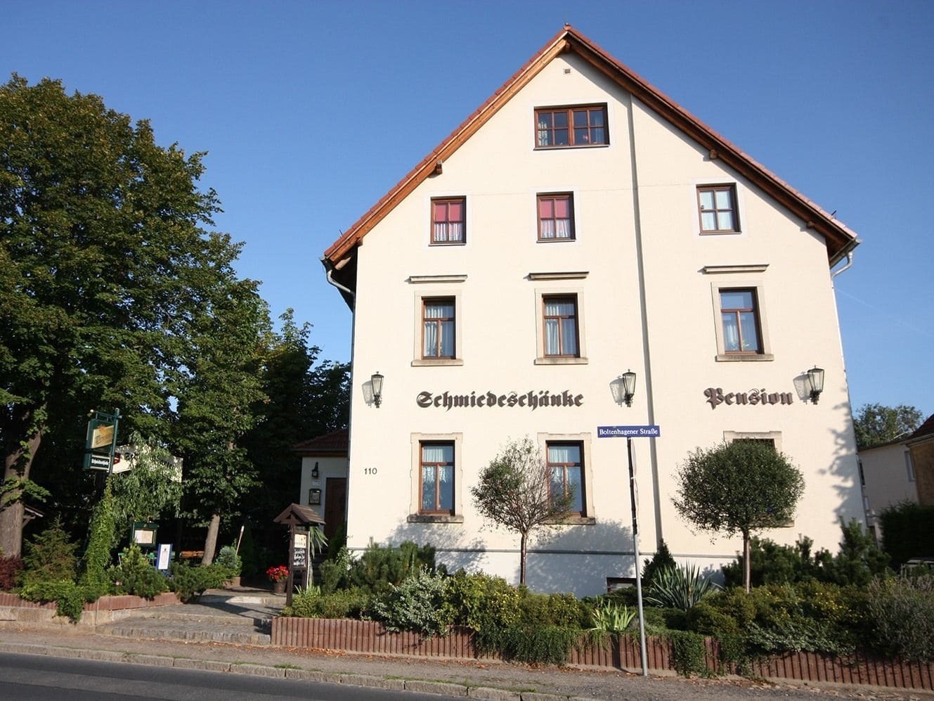 Pension Schmiedeschaenke Dresde Extérieur photo
